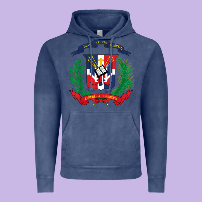 Dominican Republic Flag National Emblem Republica Dominicana T Shirt Vintage Hoodie Designed By Artisfamous