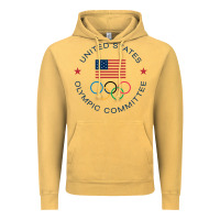 Vintage Mustard Olympic Rings Vintage Hoodie - artisFamous