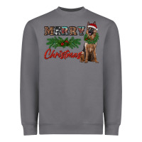 Storm merry christmas german shepherd Heavyweight Sweatshirt - RanaPortraitStore
