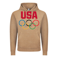 Vintage Coffee Olympic Rings Vintage Hoodie - artisFamous