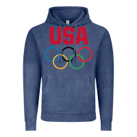 Olympic Rings Vintage Hoodie | Teevron