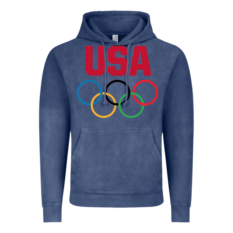 Olympic Rings Vintage Hoodie by artisFamous | Teevron