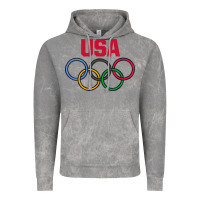 Cloud Rock Olympic Rings Vintage Hoodie - artisFamous