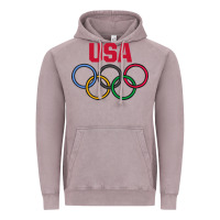 Vintage Zinc Olympic Rings Vintage Hoodie - artisFamous