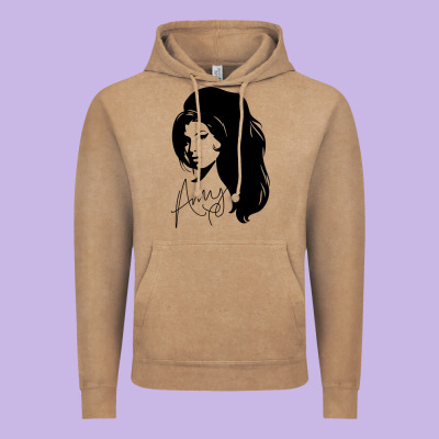 Amy Winehouse Vintage Hoodie Designed By Artisfamous