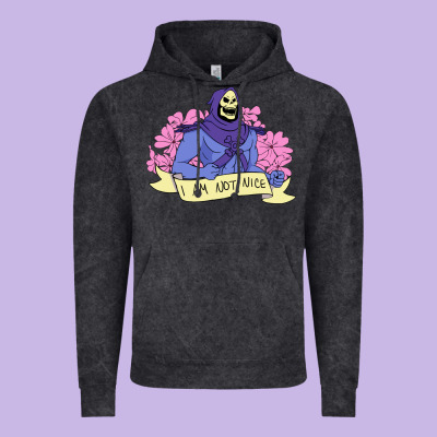 Vintage Skeletor ı Am Not Nice Vintage Hoodie Designed By Artisfamous