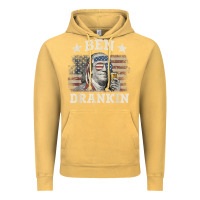 Vintage Mustard Ben Drankin 4th of July Patriotic Funny T-Shirt Vintage Hoodie - artisFamous