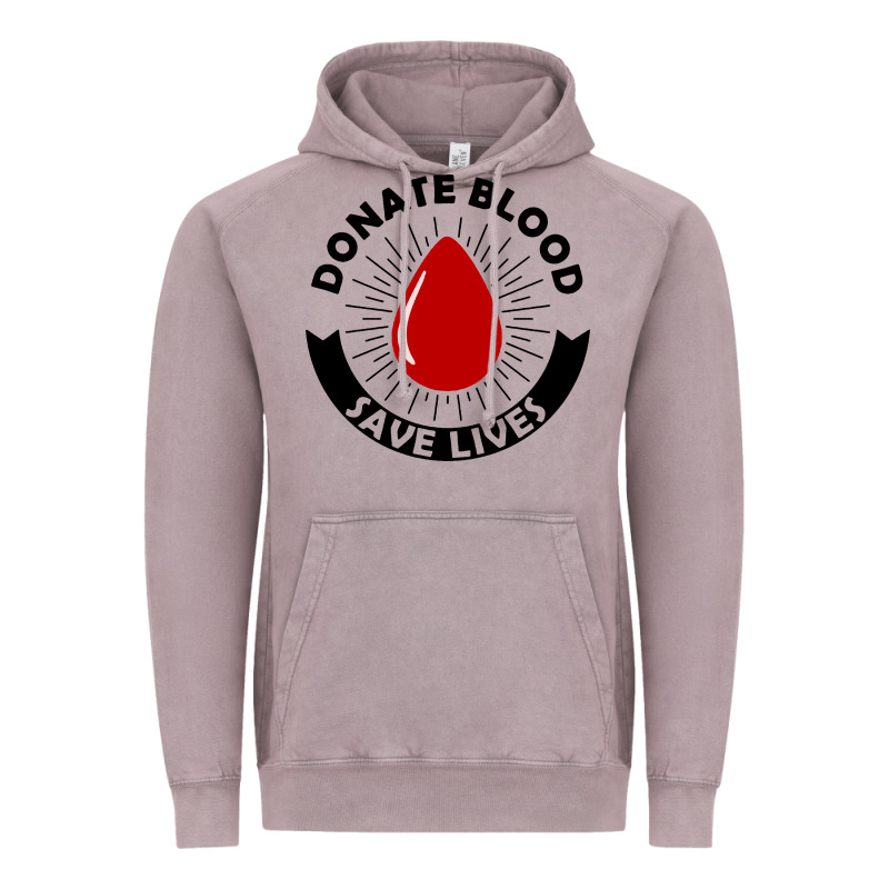 Donate Blood Save Lives Blood Donor Vintage Hoodie by artisFamous | Teevron