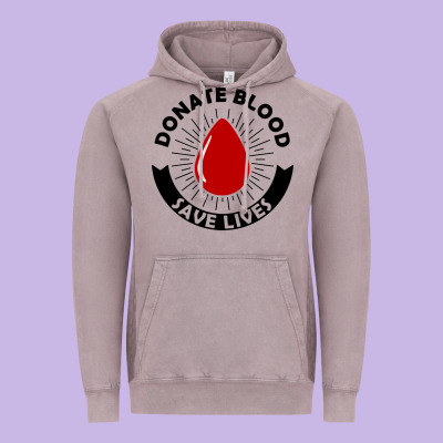 Donate Blood Save Lives Blood Donor Vintage Hoodie Designed By Artisfamous