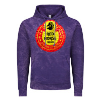 Cloud Purple red horse Vintage Hoodie - artisFamous