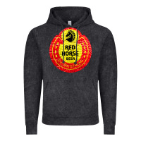 Vintage Black red horse Vintage Hoodie - artisFamous