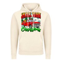 Vintage Artic Small town Christmas Vintage Hoodie - CowhideDigitalArt