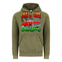 Vintage Olive Small town Christmas Vintage Hoodie - CowhideDigitalArt