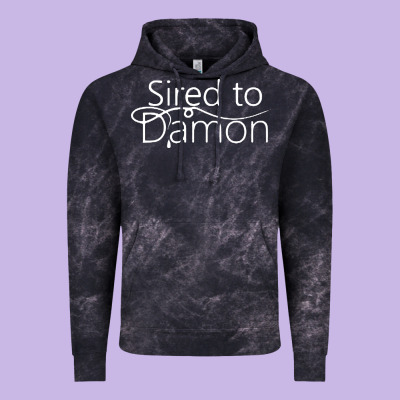 Sired To Damon Vintage Hoodie Designed By Artisfamous