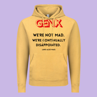 Genx Were Not Mad Vintage Hoodie Designed By Artisfamous