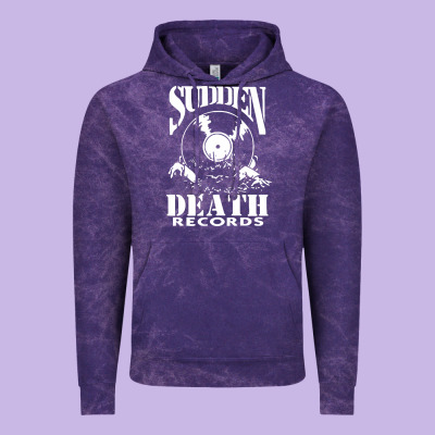 Sudden Death Records Vintage Hoodie Designed By Artisfamous