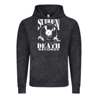 Vintage Black sudden death records Vintage Hoodie - artisFamous