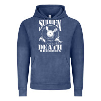 Vintage Denim sudden death records Vintage Hoodie - artisFamous