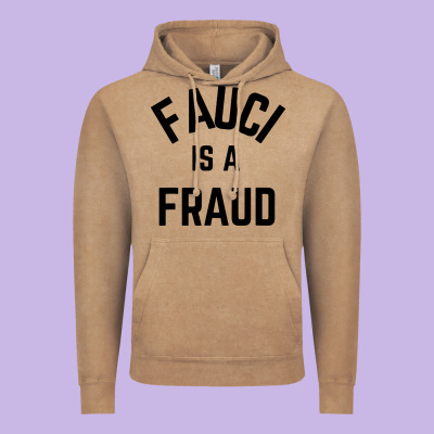Fauci Is A Fraud Vintage Hoodie Designed By Artisfamous
