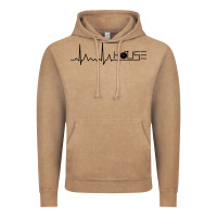 Vintage Coffee house music heartbeat Vintage Hoodie - artisFamous