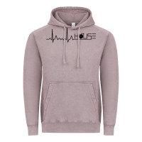 Vintage Zinc house music heartbeat Vintage Hoodie - artisFamous