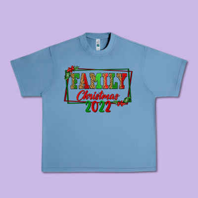 Family Christmas 2022 Urban Heavy Tee Designed By Fadigitalartstudio