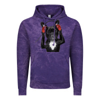 Cloud Purple french bulldog dj style Vintage Hoodie - artisFamous