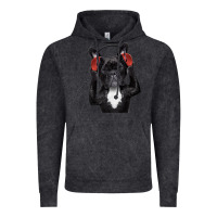 Vintage Black french bulldog dj style Vintage Hoodie - artisFamous