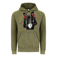 Vintage Olive french bulldog dj style Vintage Hoodie - artisFamous