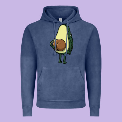 Funny Fruit Avocado Vintage Hoodie Designed By Artisfamous