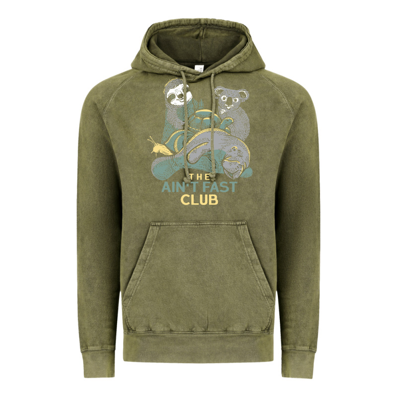 The Ain't Fast Club Vintage Hoodie by artisFamous | Teevron