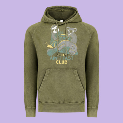 The Ain't Fast Club Vintage Hoodie Designed By Artisfamous