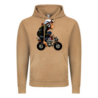 Vintage Camel monkey bike cartoon Vintage Hoodie - artisFamous
