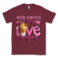 Burgundy iced coffee is my love language Classic Tee - OliviaCreatesArt