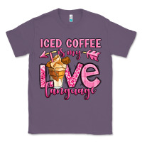 Lavender iced coffee is my love language Classic Tee - OliviaCreatesArt