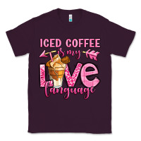 Plum iced coffee is my love language Classic Tee - OliviaCreatesArt