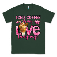 Sports Green iced coffee is my love language Classic Tee - OliviaCreatesArt