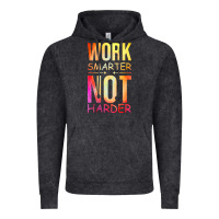 Vintage Black work smarter not harder Vintage Hoodie - artisFamous