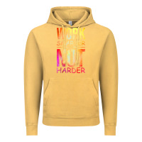 Vintage Mustard work smarter not harder Vintage Hoodie - artisFamous