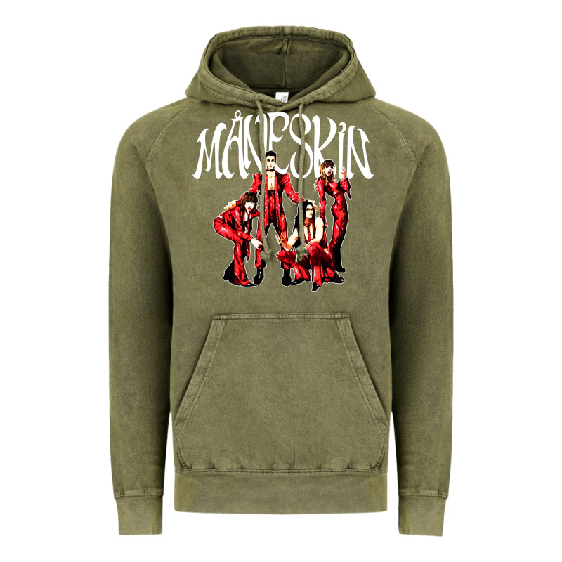 Maneskin Rock Vintage Hoodie by artisFamous | Teevron