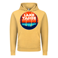 Vintage Mustard lake tahoe california Vintage Hoodie - artisFamous
