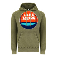 Vintage Olive lake tahoe california Vintage Hoodie - artisFamous