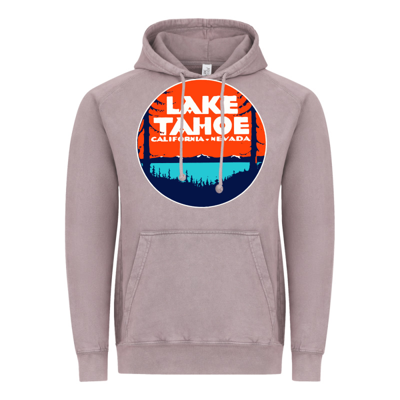 Lake Tahoe California Vintage Hoodie by artisFamous | Teevron