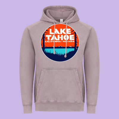 Lake Tahoe California Vintage Hoodie Designed By Artisfamous
