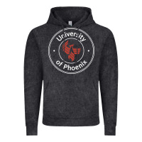 University Of Phoenix White Red Vintage Hoodie | Teevron