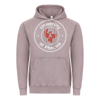 Vintage Zinc university of phoenix white red Vintage Hoodie - artisFamous