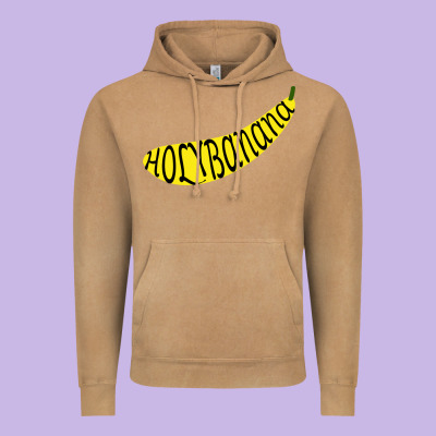 Holy Banana Vintage Hoodie Designed By Artisfamous