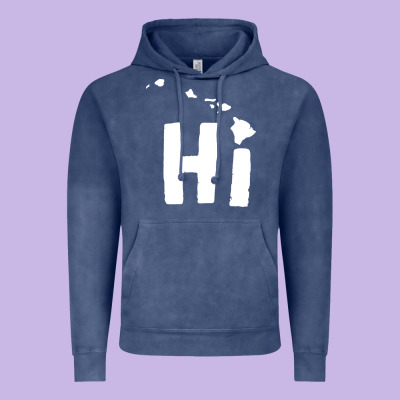 Hi Hawaii Vintage Hoodie Designed By Artisfamous