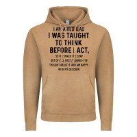 Vintage Camel i am a redhead i was taught to think Vintage Hoodie - artisFamous