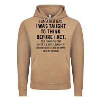 Vintage Coffee i am a redhead i was taught to think Vintage Hoodie - artisFamous